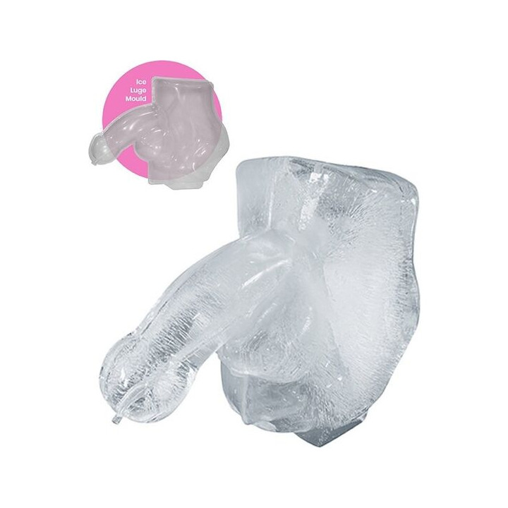 Luge de glace Énorme pénis gelé