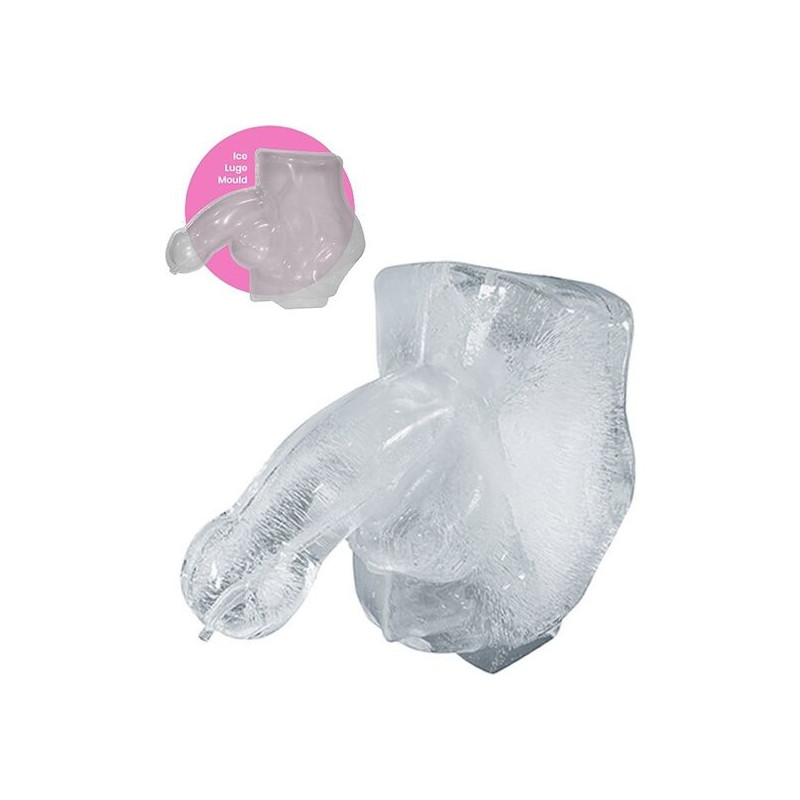 Luge de glace Énorme pénis gelé
