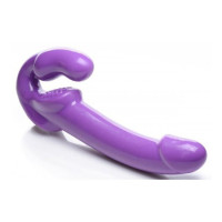 Harnais Double Vibration Revolver Thick Lilas