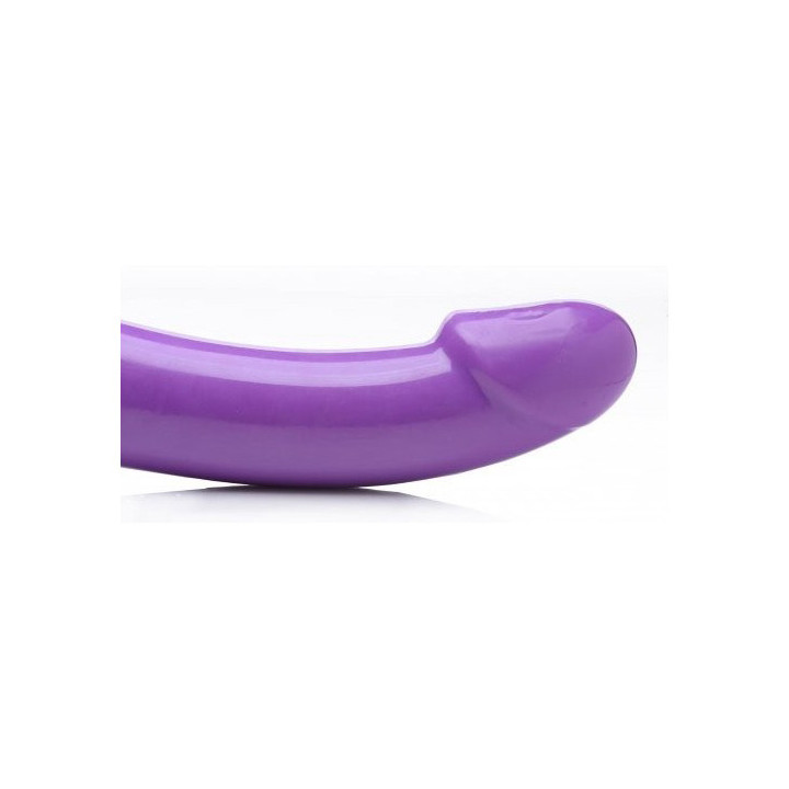 Harnais Double Vibration Revolver Thick Lilas