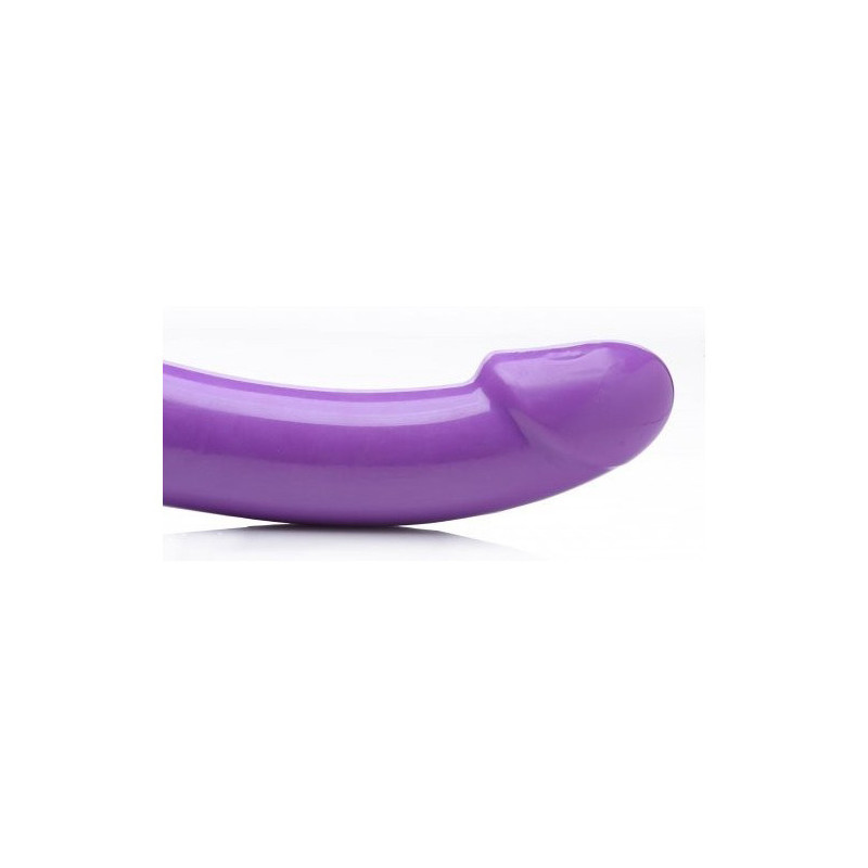 Harnais Double Vibration Revolver Thick Lilas