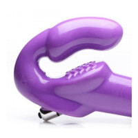 Harnais Double Vibration Revolver Thick Lilas