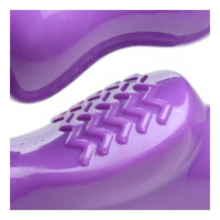 Harnais Double Vibration Revolver Thick Lilas