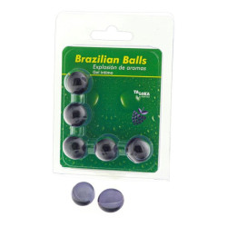 5 Brazilian Balls Gel Intime Fruits des Bois