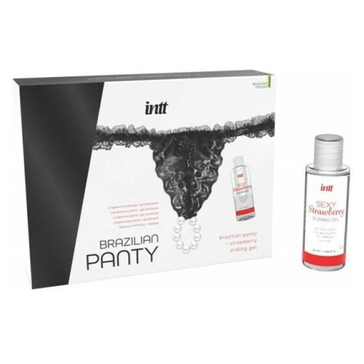Brazilian Panty et Lubrifiant Fraise 50 ml