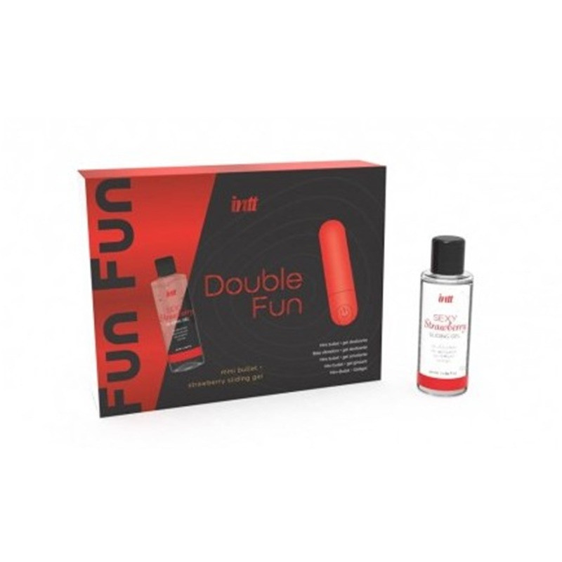 Balle Vibrante et Lubrifiant Fraise 50 ml