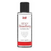 Brazilian Panty Rouge et Lubrifiant Fraise