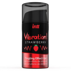 Vibromasseur Liquide Fraise 15 ml