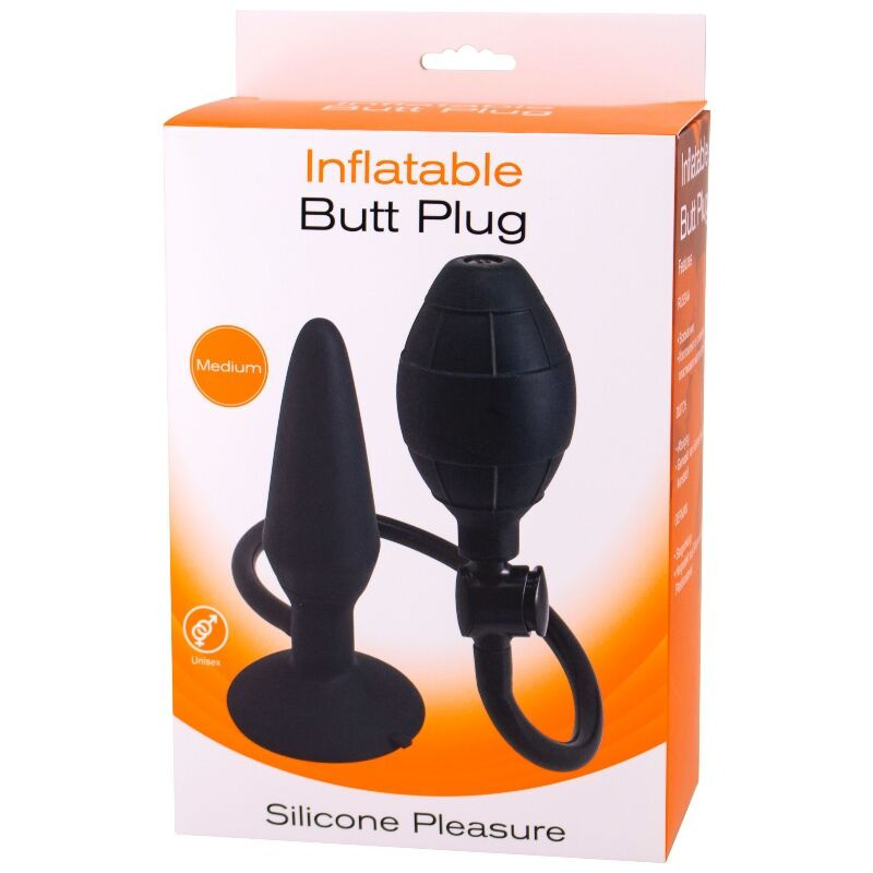 Butt Plug Gonflable M Noir