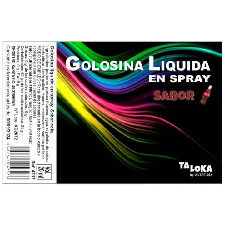 Spray Liquide Cola Taloka