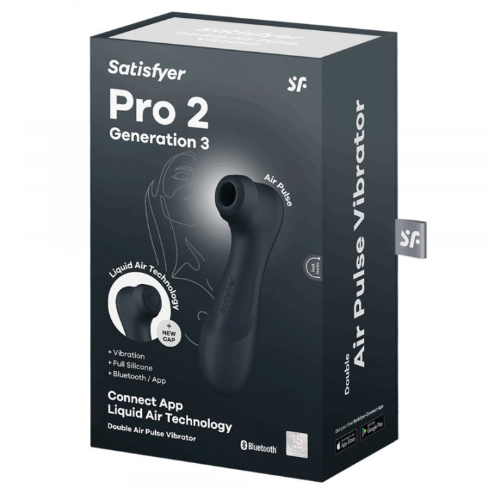 Satisfyer Pro 2 Gen 3 Noir avec App