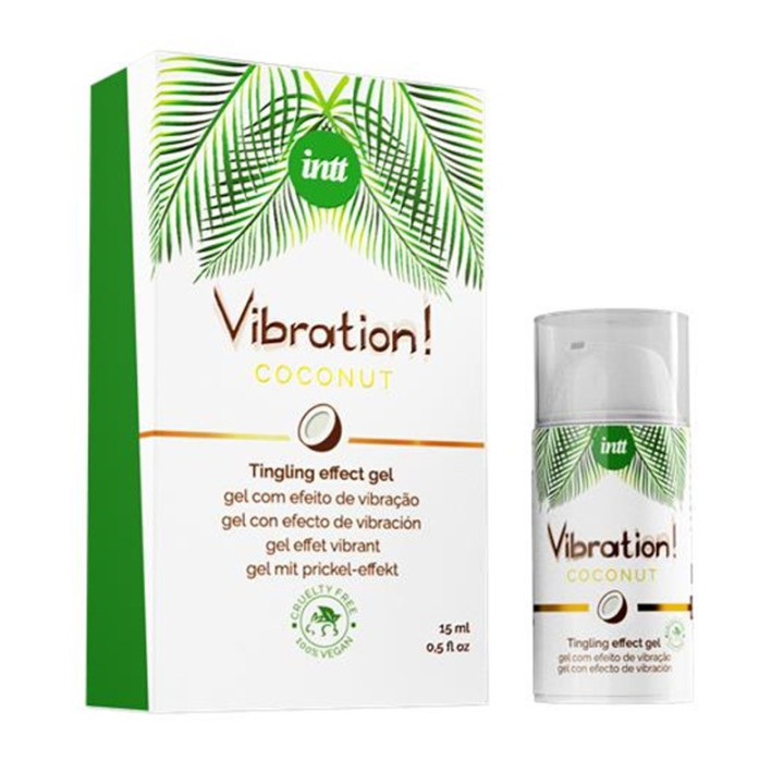 Vibromasseur Liquide Végétalien Bio Coco 15 ml