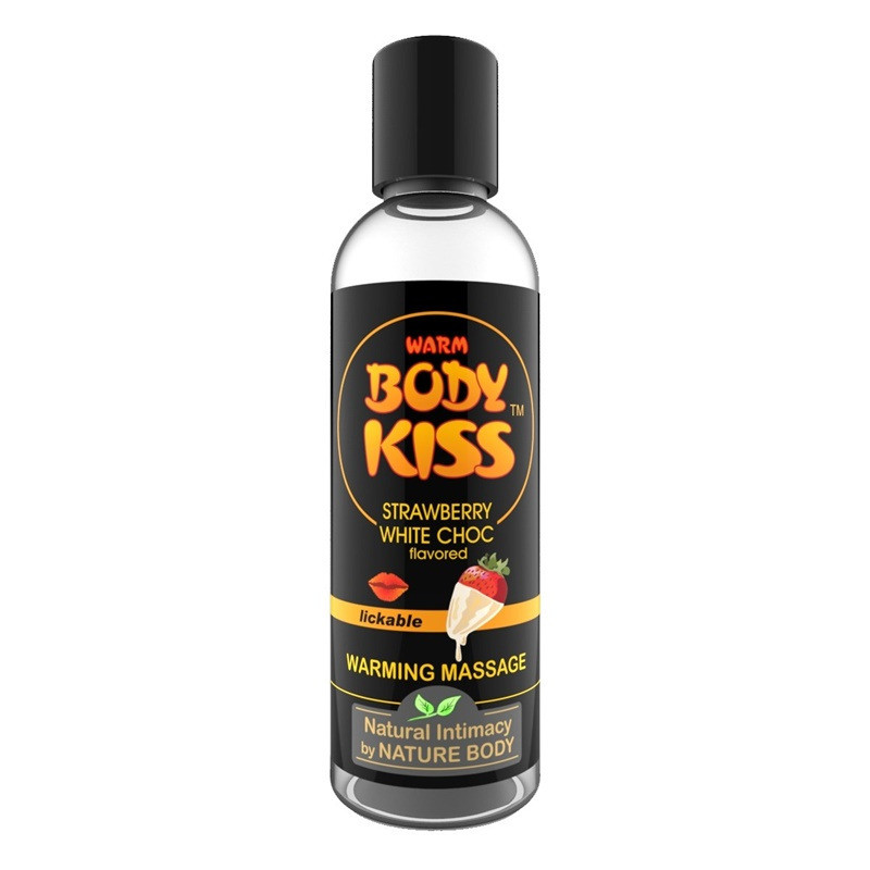 Body Kiss Chaleur Fraise au Chocolat Blanc 100 ml