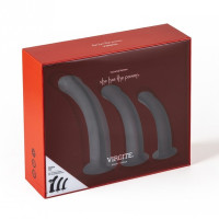 Set de 3 Dildos Taille S / M / L Noirs