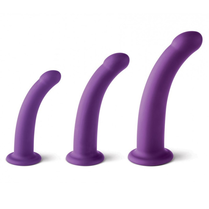 Harnais avec Set Godes Violet Tailles S / M / L