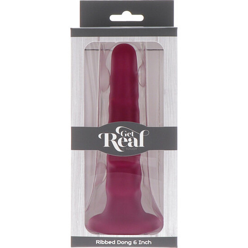 Gode avec Ventouse 6 Inch Rouge
