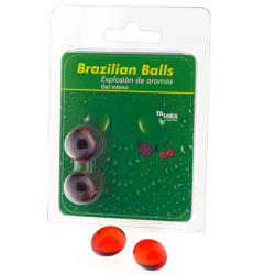 2 Brazilian Balls Explosion Fraise et Cerise