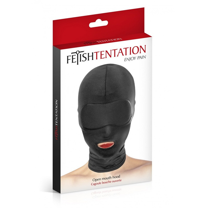 Masque Spandex 1 Ouverture Noir