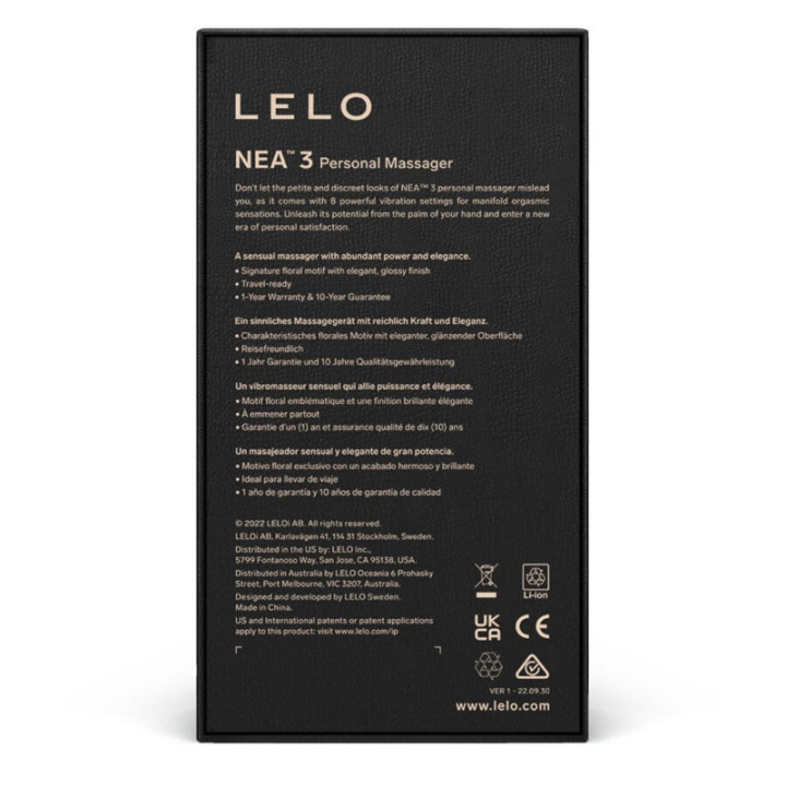 Lelo Nea 3 Bleu