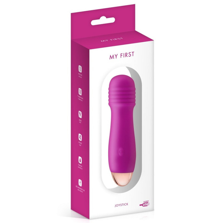 Mini Vibromasseur Joystick Rose