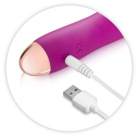 Mini Vibromasseur Joystick Rose