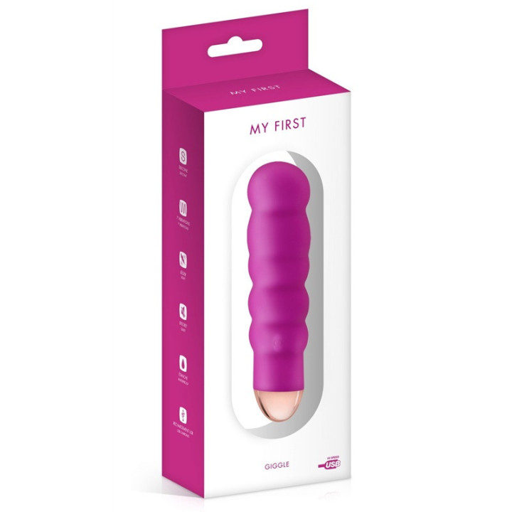 Mini Vibromasseur Giggle Rose