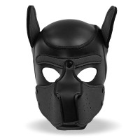 Hound Masque de Chien Noir Taille Unique