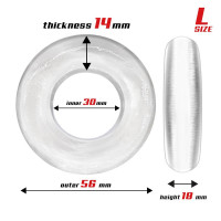 Set de 3 Anneaux pour Pénis Transparents