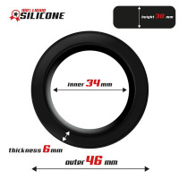 Anneau pour Pénis 3,4 cm Noir