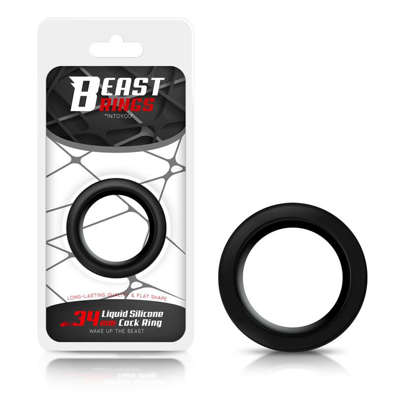 Anneau pour Pénis 3,4 cm Noir