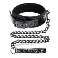 Collier avec Laisse en Saphir