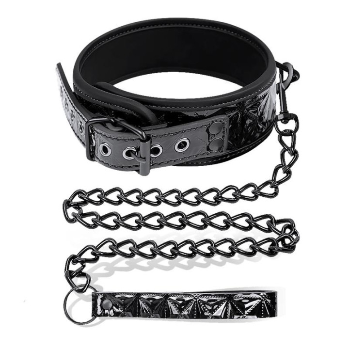 Collier avec Laisse en Saphir