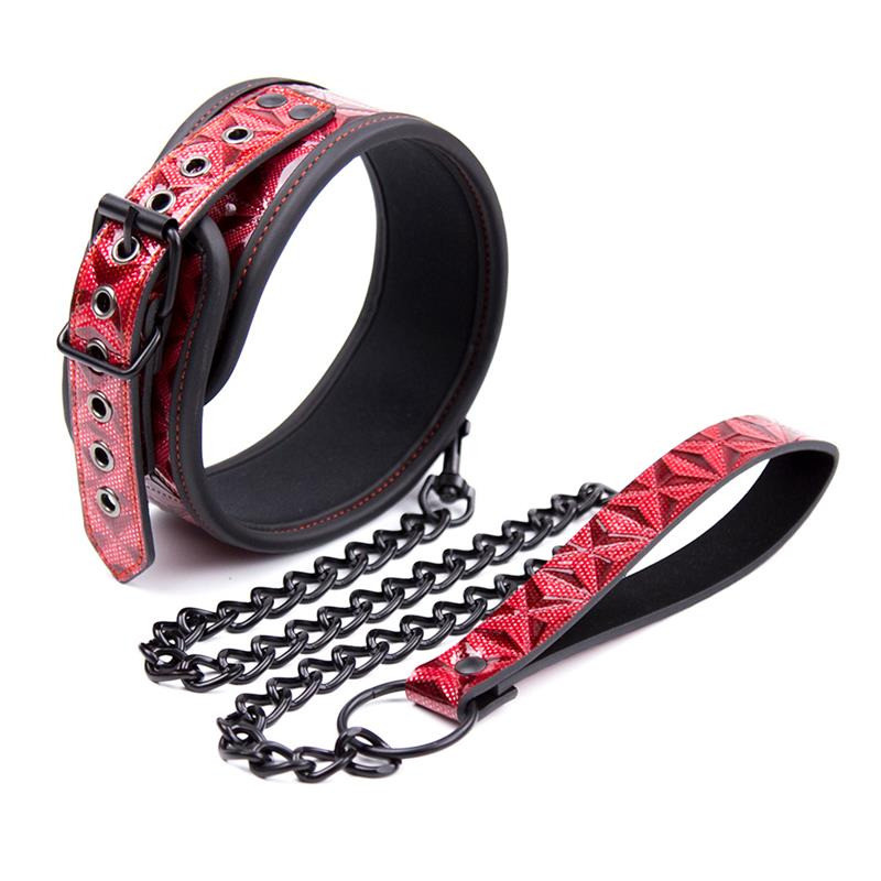 Collier avec Laisse en Diamant