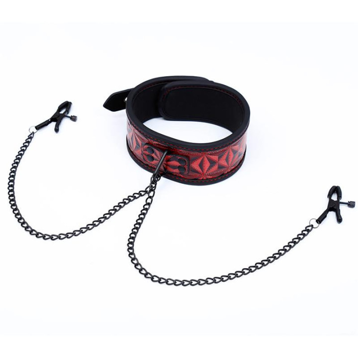 Collier avec Pinces pour Tétons Diamond