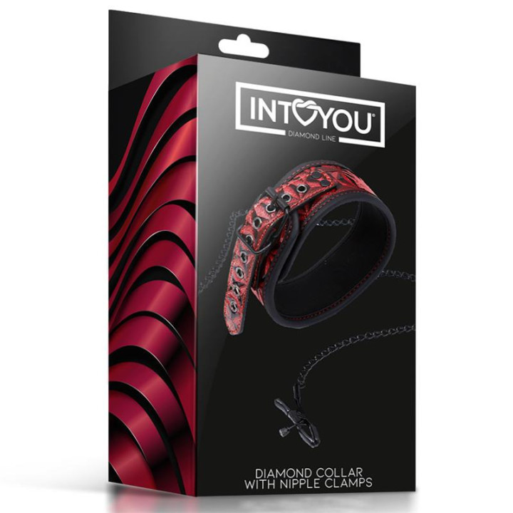 Collier avec Pinces pour Tétons Diamond