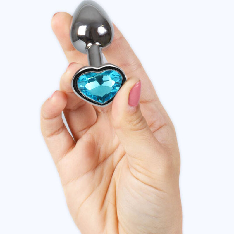 Plug Anal Coeur Bleu