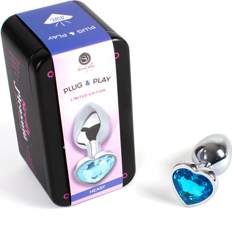 Plug Anal Coeur Bleu
