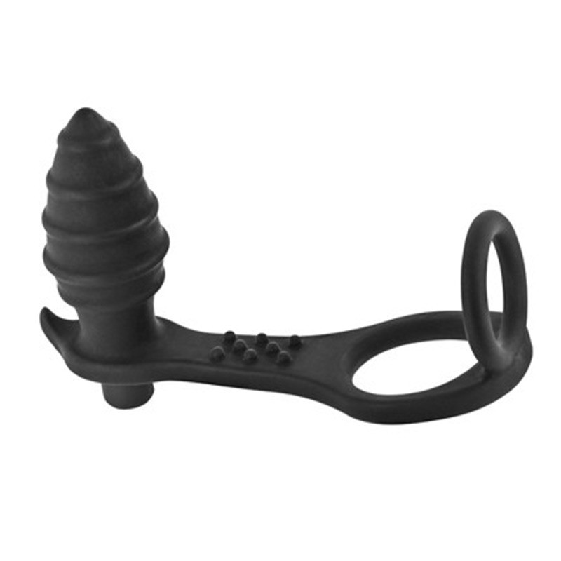 Anneau Pénis avec Plug Vibrant AP071