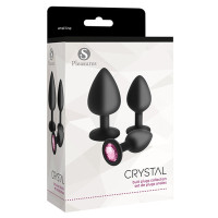 Set Plugs Crystal Noir