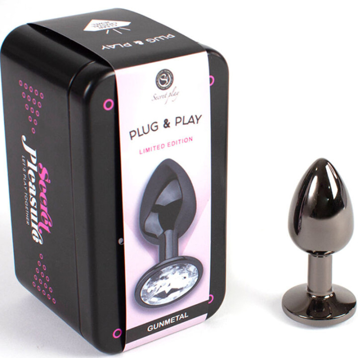Plug Anal Gunmetal Taille S
