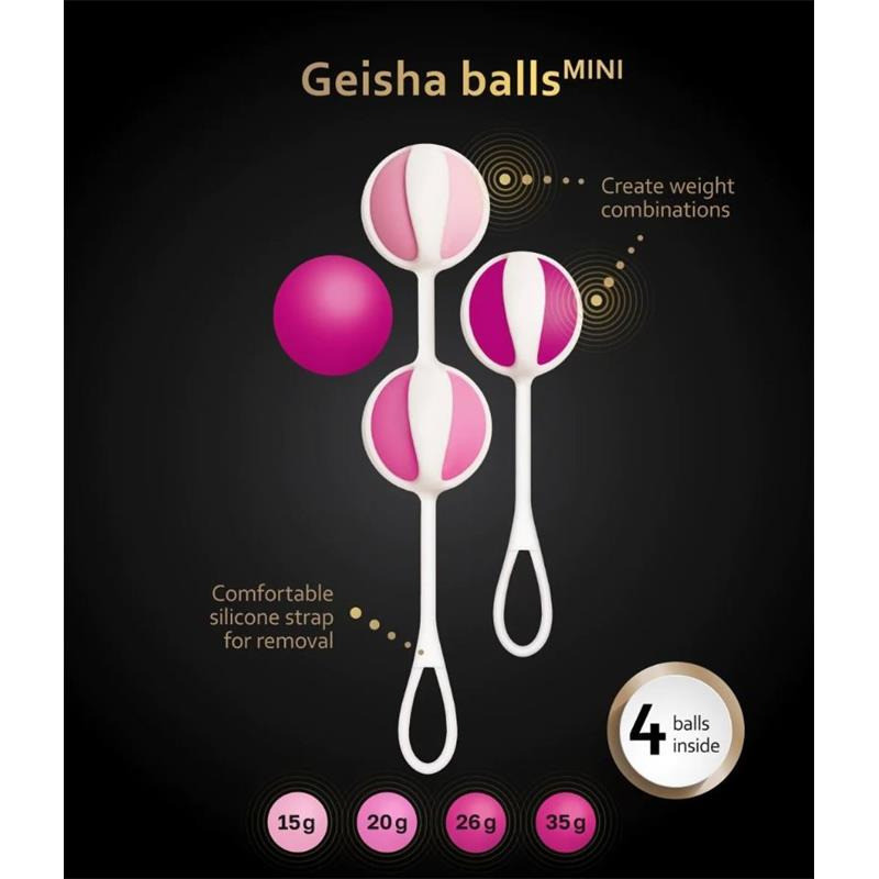 Boules de Geisha Set 4 Framboise