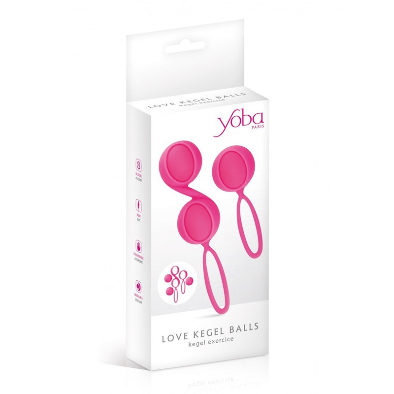 Set 2 Boules Geisha Rose