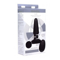 Plug Vibrant avec Boules Rotatives et Télécommande