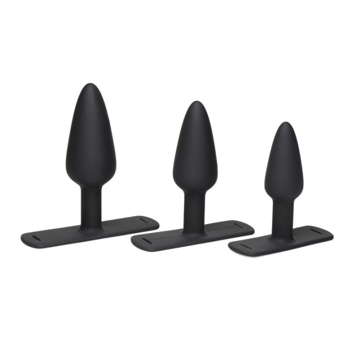 Ensemble de 3 Plugs avec Harnais