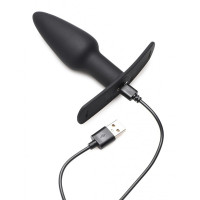 Plug Vibrant avec Télécommande Silicone et avec Harnais