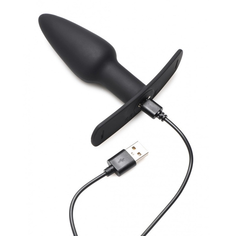 Plug Vibrant avec Télécommande Silicone et avec Harnais