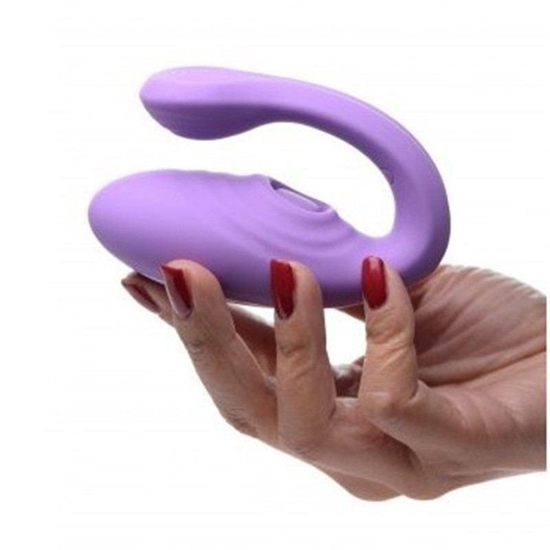 Vibromasseur Double avec Télécommande Lilas