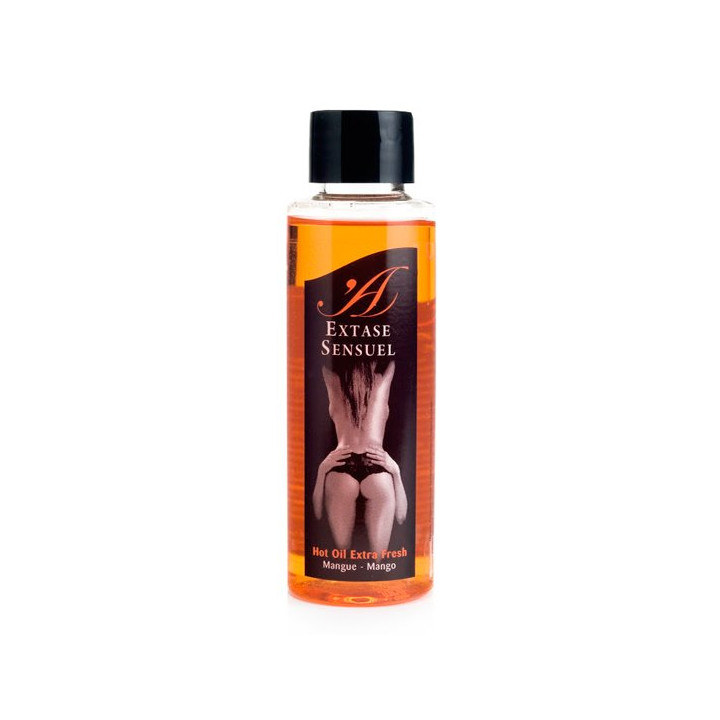 Huile de Massage Extase Sensuel Effet Chaleur Mangue