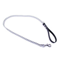 Laisse en Acier Noir L 105 cm