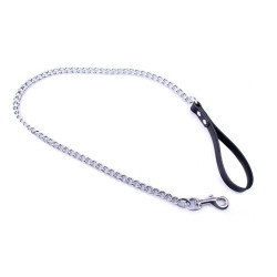 Laisse en Acier Noir L 105 cm